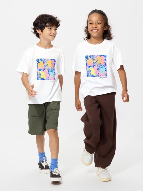 Детская футболка с графическим принтом NY POP ART (с коротким рукавом), Энди Уорхол A