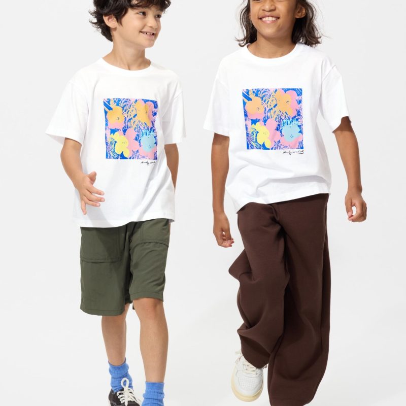 Детская футболка с графическим принтом NY POP ART (с коротким рукавом), Энди Уорхол A