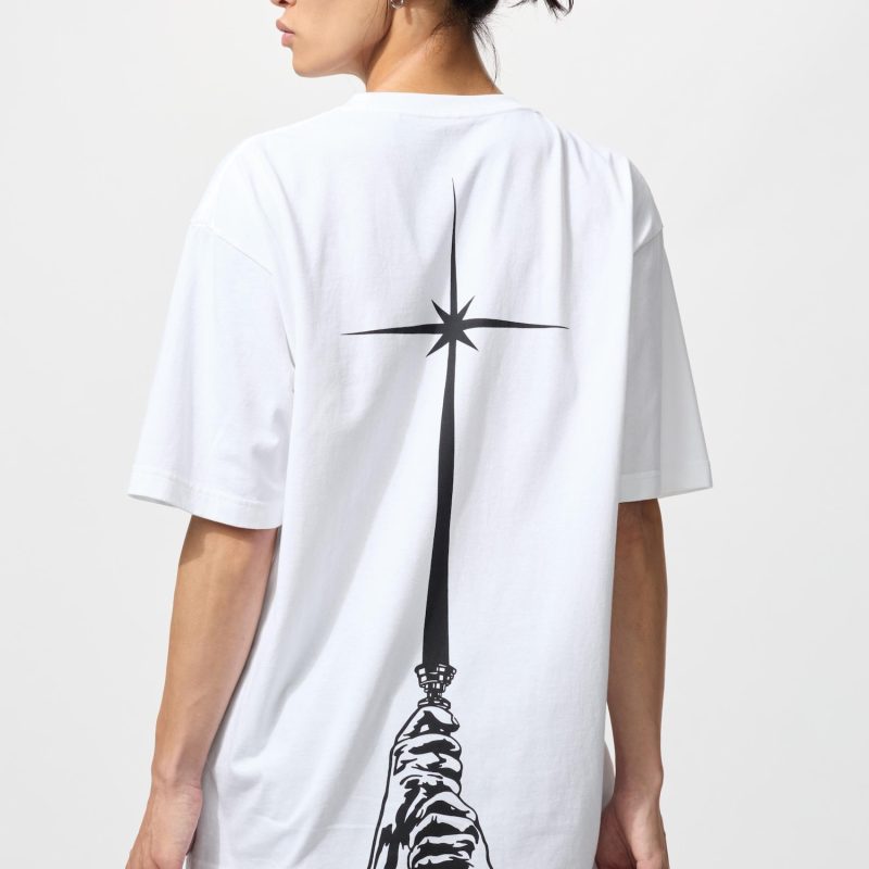 Вечная магия, однотонная футболка с принтом (короткий рукав)