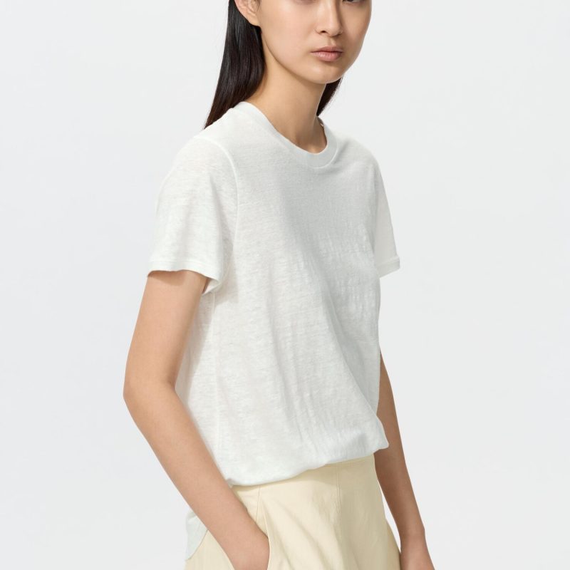 리넨크루넥T(반팔)