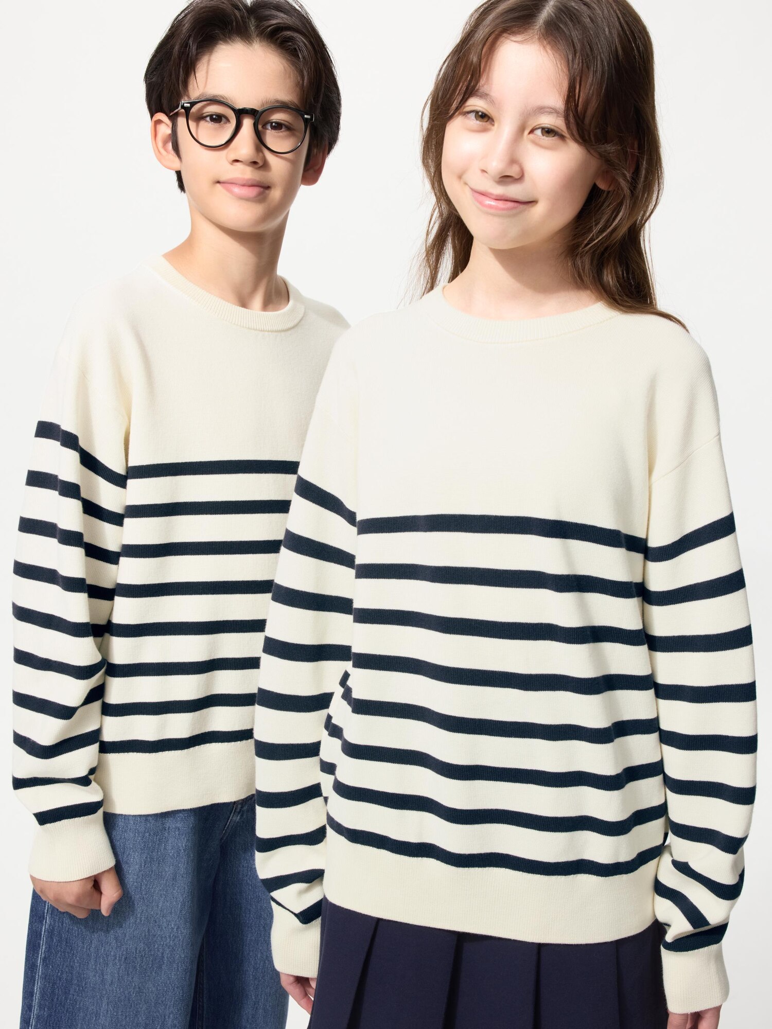 Детский свитер с рипс-эффектом, поддающийся стирке (в полоску)