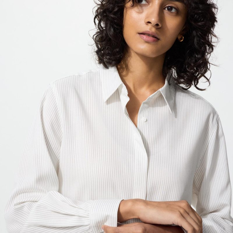 Блузка из вискозы (в полоску)