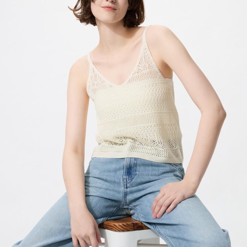 Камисоль из кружевного трикотажа