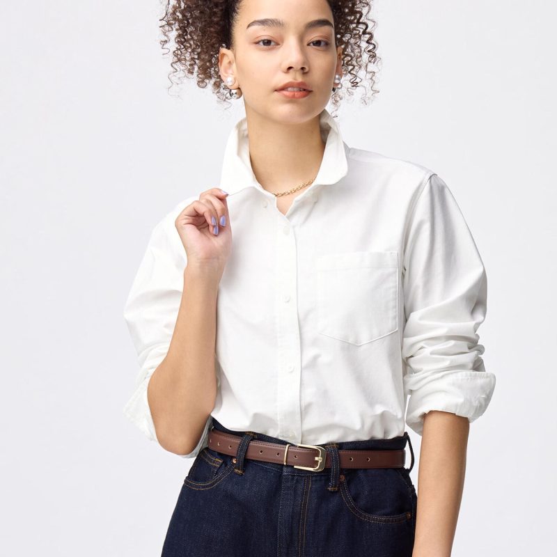 Рубашка-поло из оксфордской ткани GU