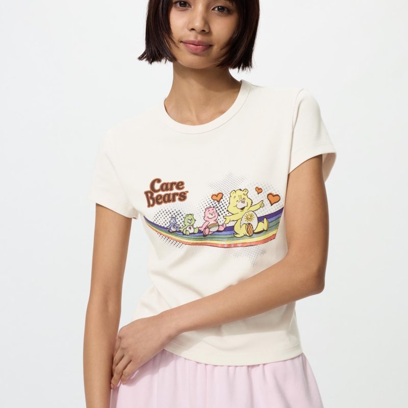 Графичная футболка UT с жизнерадостными персонажами, короткий рукав 1A