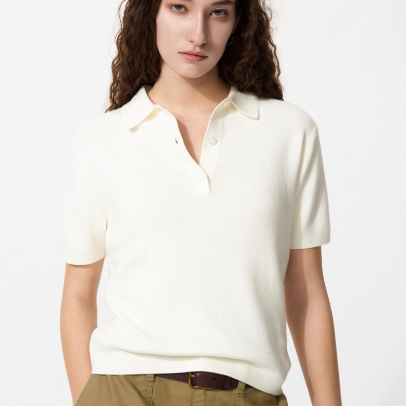 Поло свитер (с коротким рукавом)