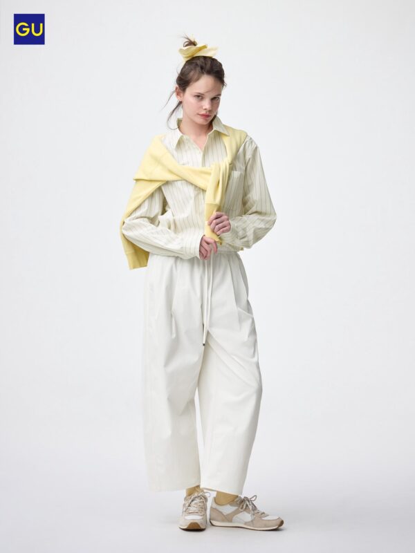 Брюки-капри GU с манжетами