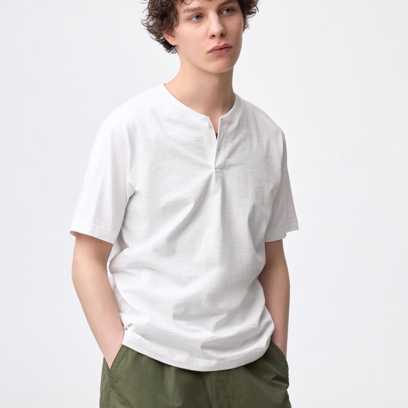 GU футболка с высоким воротом