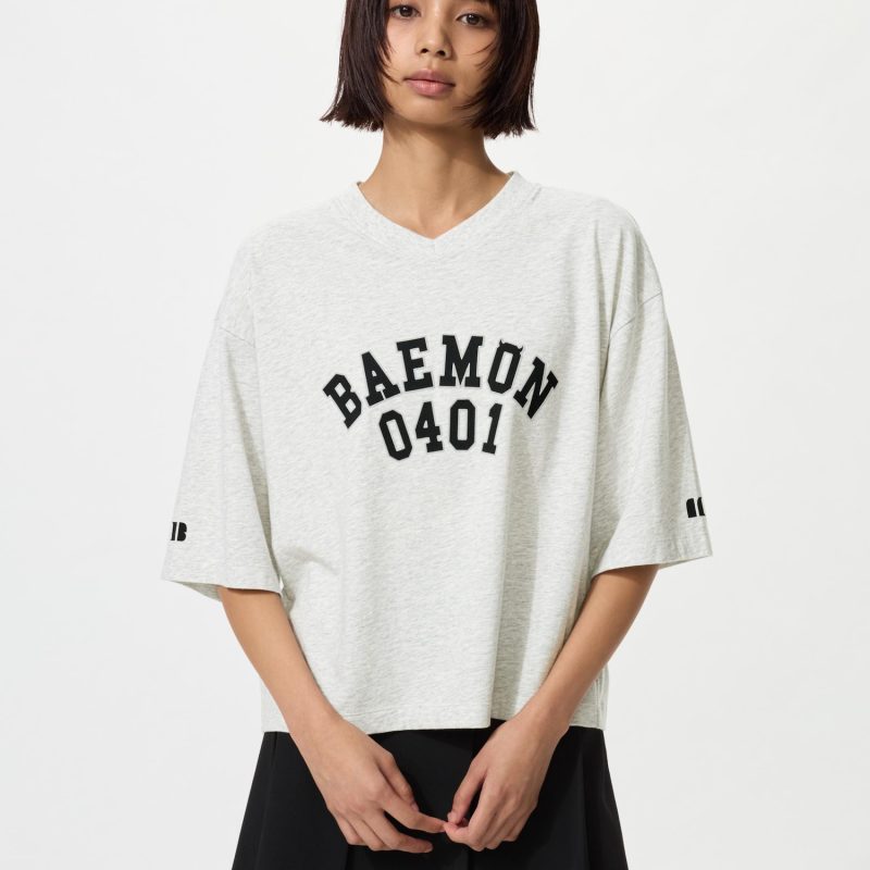 Футболка с графическим принтом BABYMONSTER (с коротким рукавом)