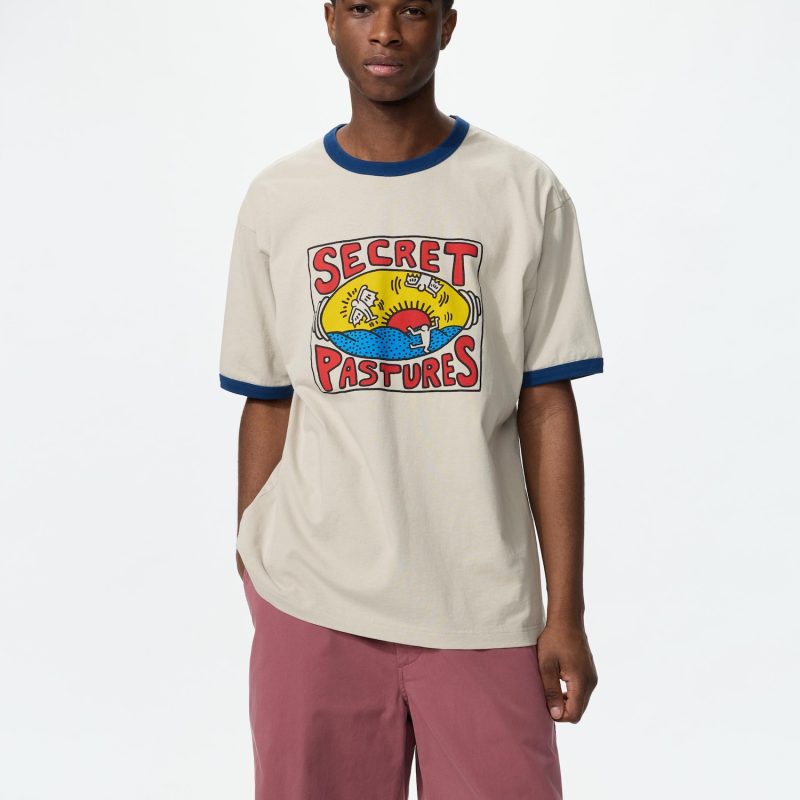 Футболка с графическим принтом Keith Haring, коллекция NY POP ART UT