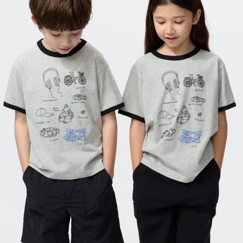 Детская футболка UT с графическим принтом Jason Polan (с коротким рукавом)