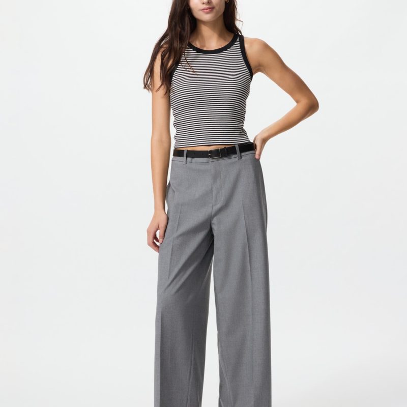 Умные широкие брюки (длина штанин 70~74 см)