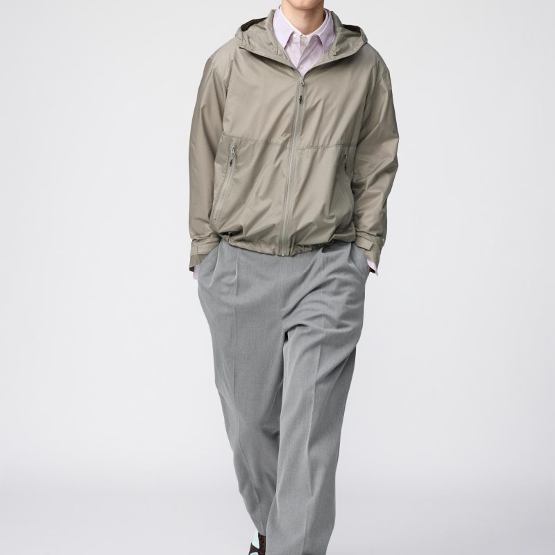 Широкие зауженные брюки с высокой посадкой