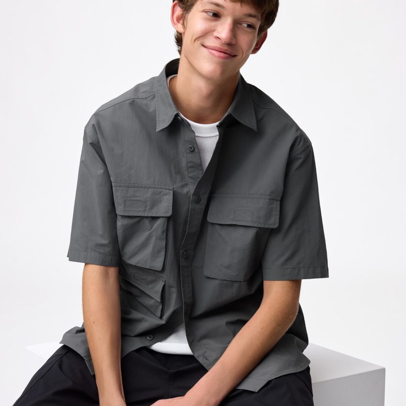 Футболка с карманом из нейлона GU (с коротким рукавом)