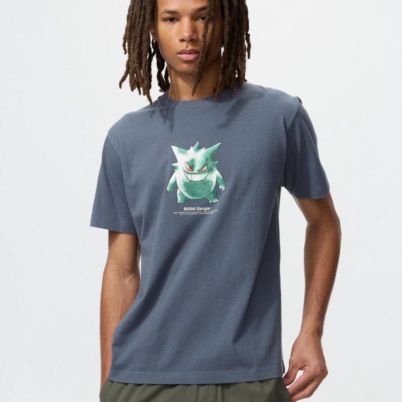 Футболка с принтом покемонов (с коротким рукавом) 1E