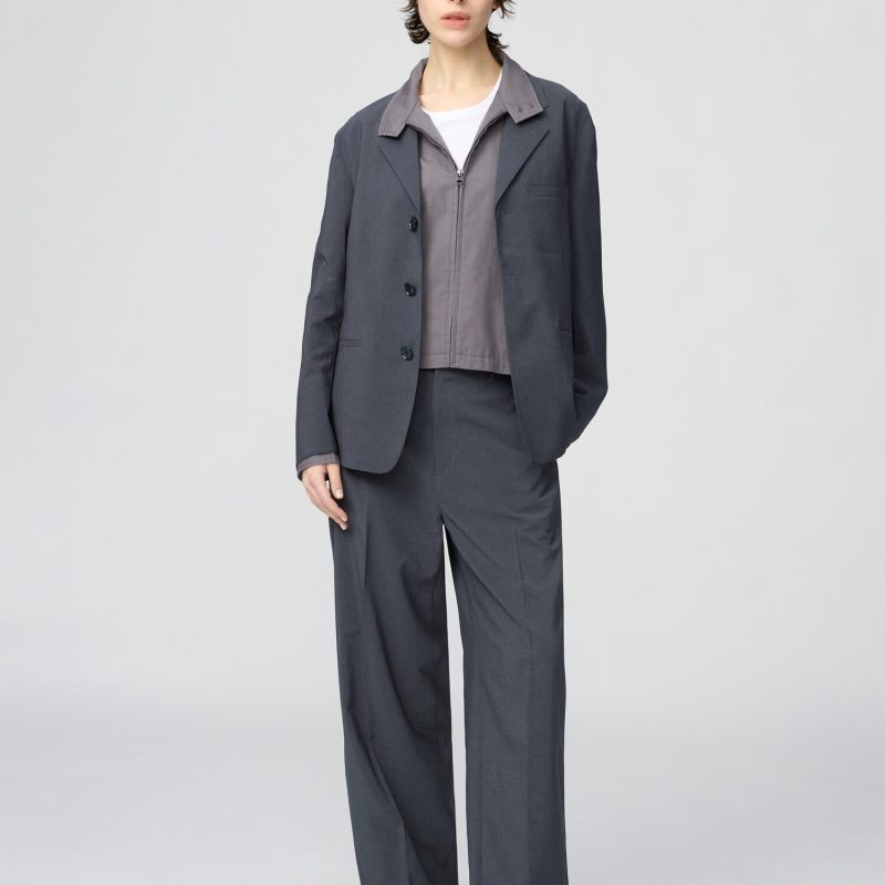 Брюки прямого кроя с высокой талией (можно комплектовать)