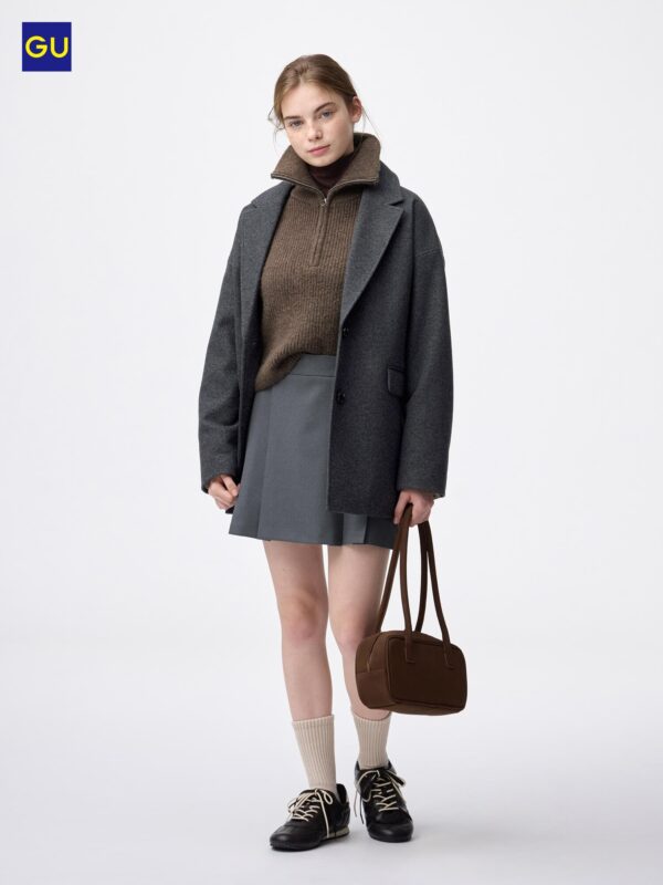 Боковые складки на шотландской юбке GU