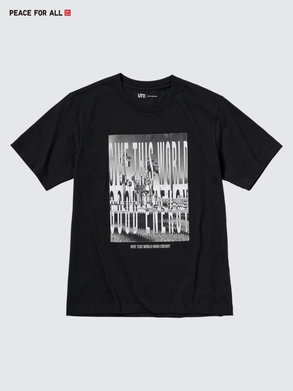 PEACE FOR ALL Графическая футболка (короткий рукав, стандартный крой) Kosuke Kawamura