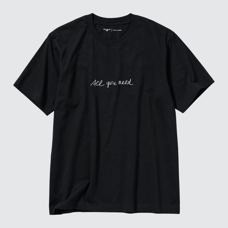 Футболка с принтом «PEACE FOR ALL» (с коротким рукавом, крой регуляр) H&deM