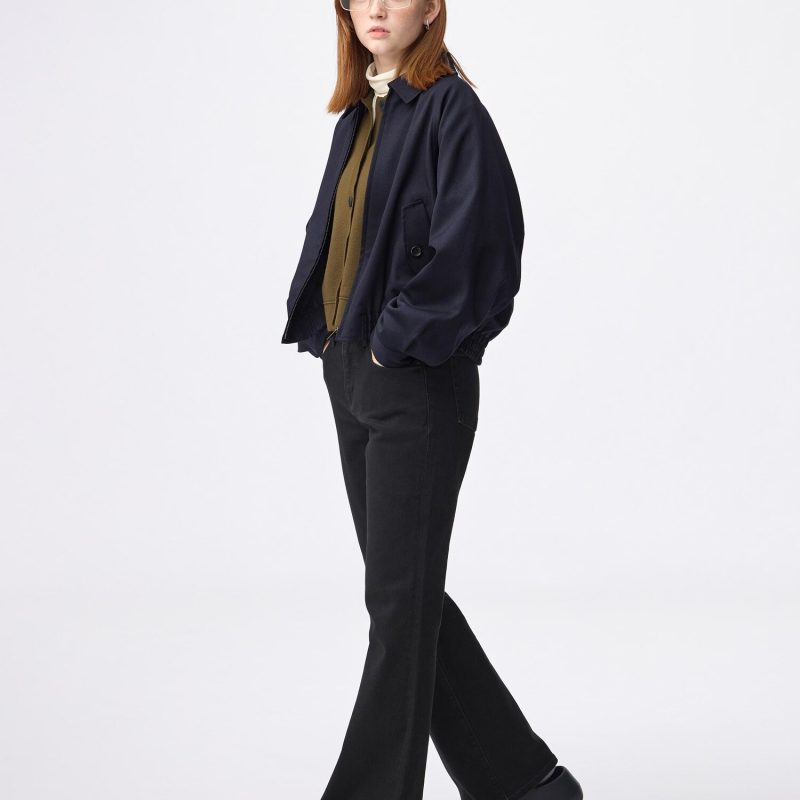 Узкие джинсы-клеш GU