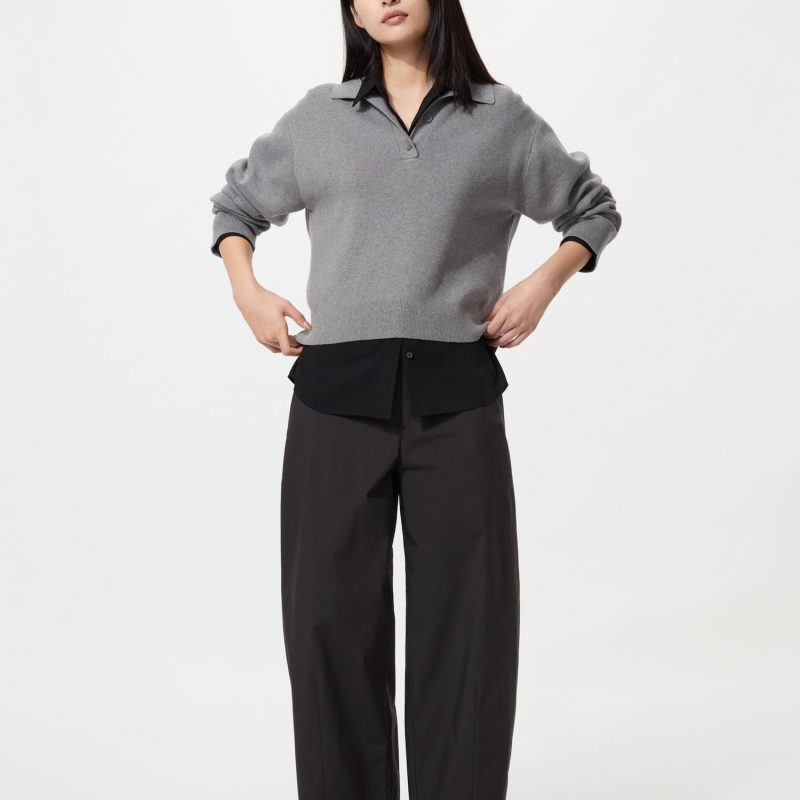 Брюки-капри с зауженным кроем