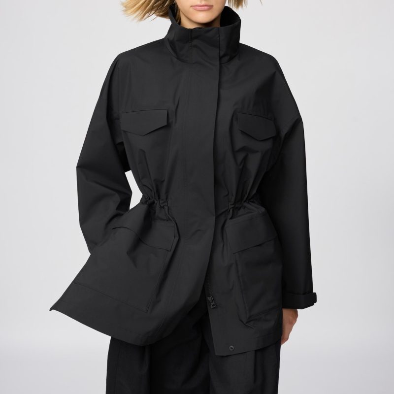 Короткое пальто свободного кроя Utility