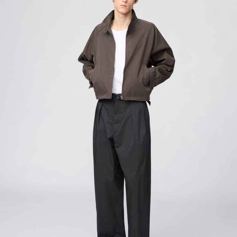 Широкие брюки с заниженной талией