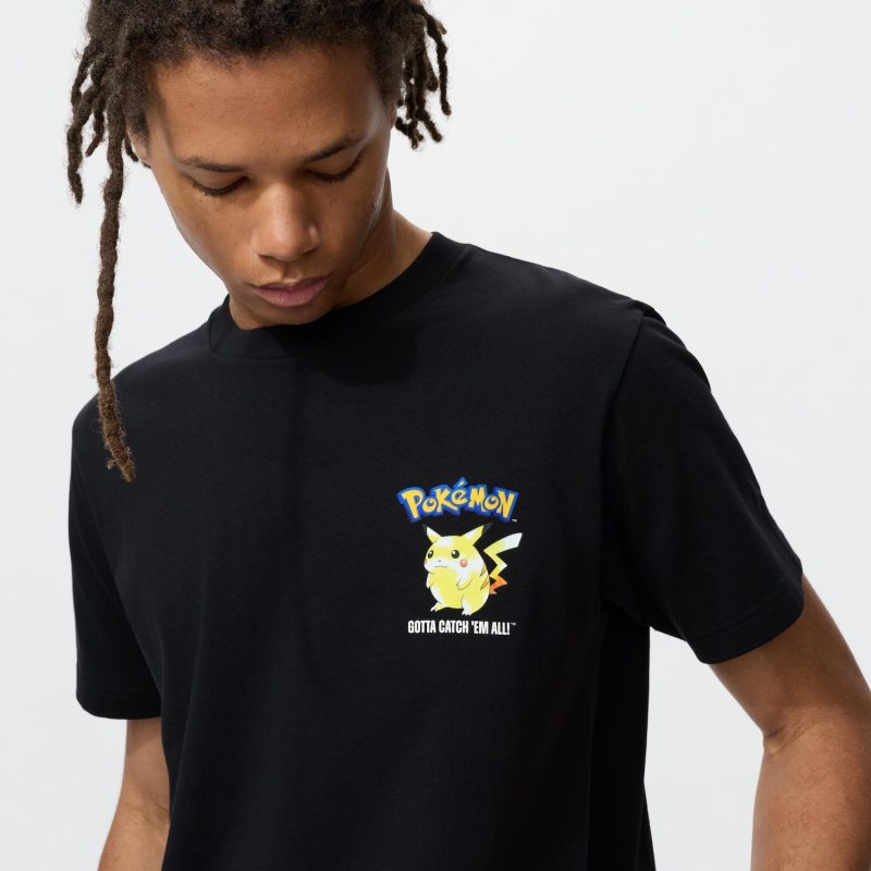 Футболка с графическим принтом Pokemon, короткий рукав, 1 шт.