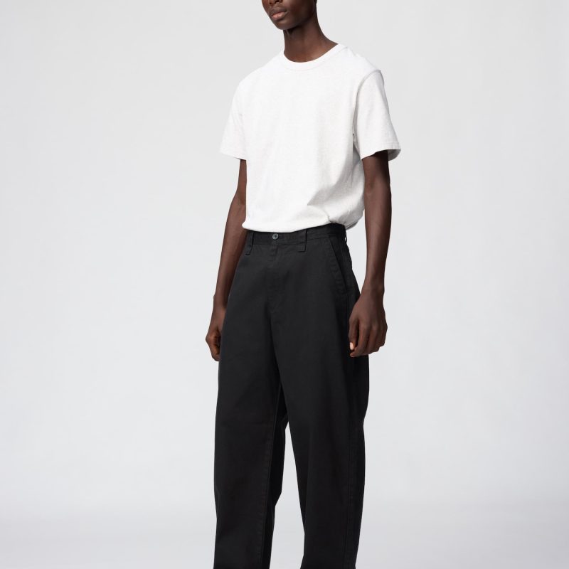 Широкие хлопковые брюки