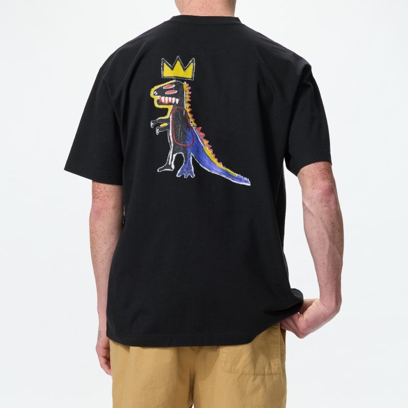 Футболка с графическим принтом в стиле поп-арт, Баския