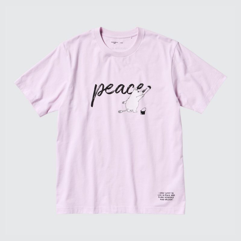 PEACE FOR ALL Графическая футболка (короткий рукав, стандартный крой) Moomin