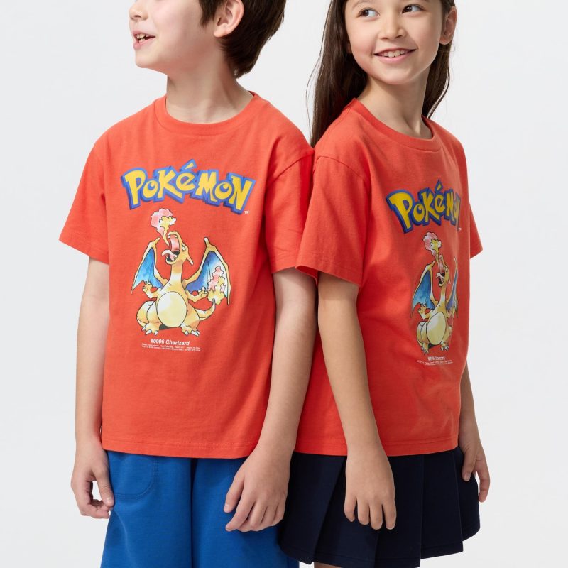 Детская футболка с принтом Pokémon (с коротким рукавом)