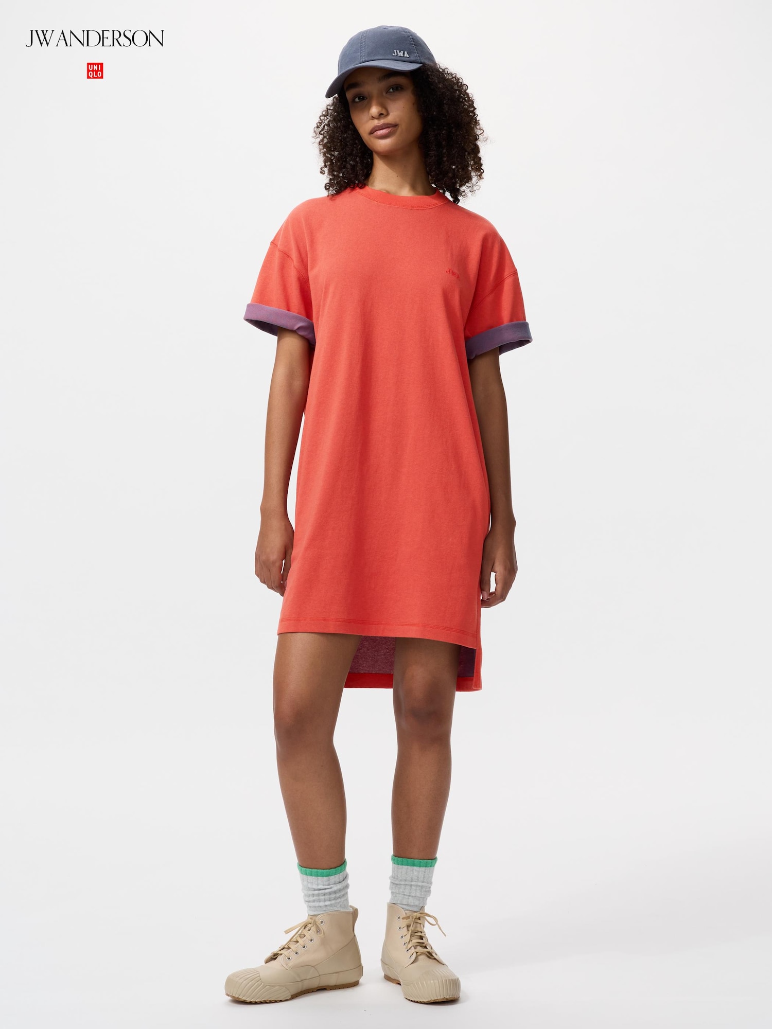 Платье-футболка оверсайз по цветам (с коротким рукавом)