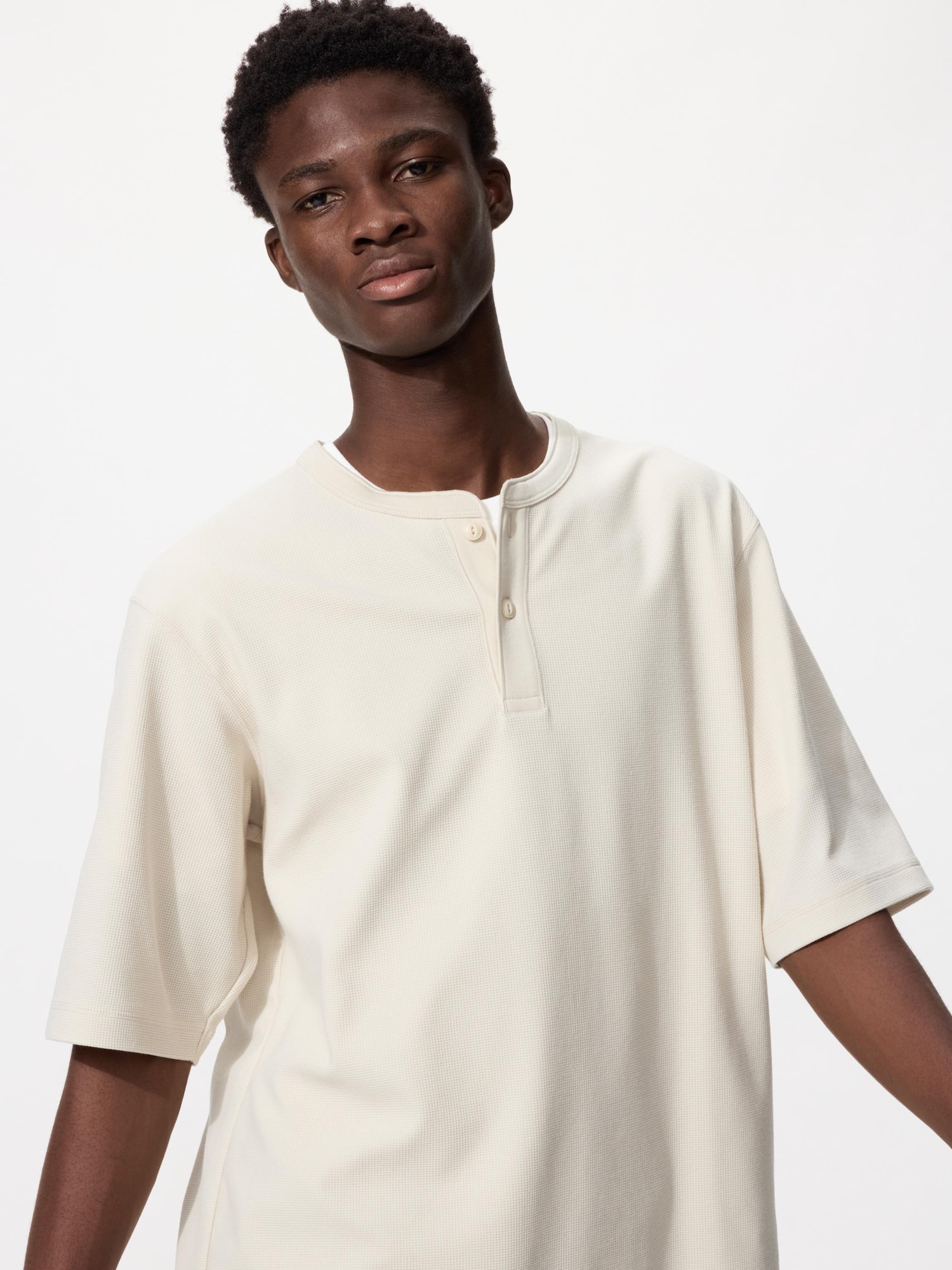 Футболка Dry Waffle с воротником-стойкой