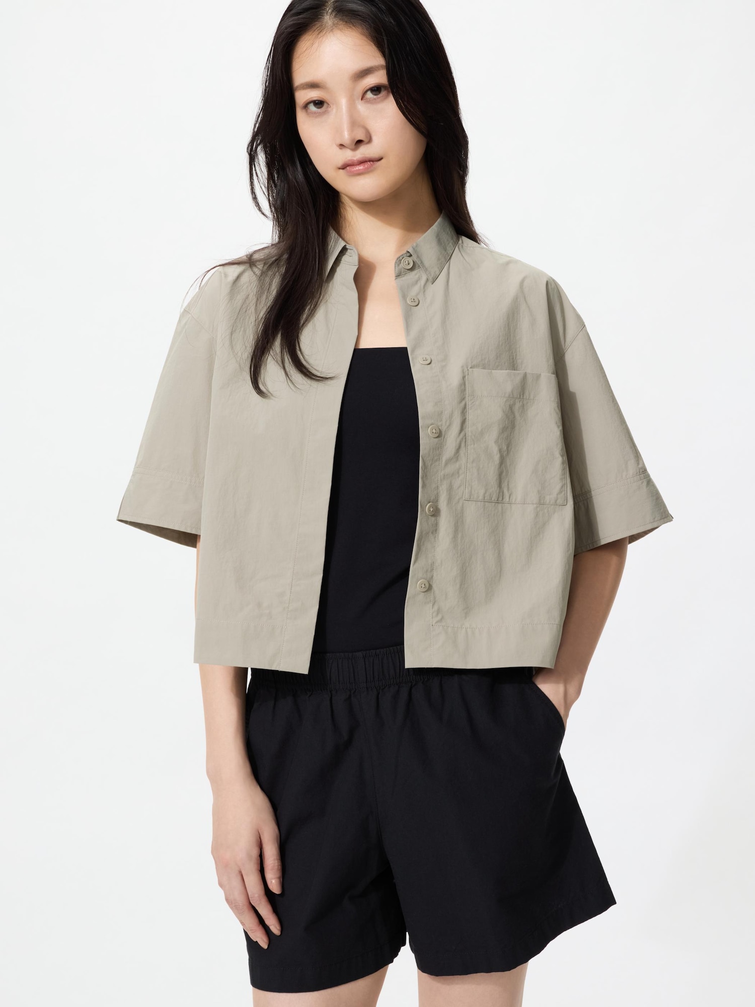 Нейлоновая рубашка-поло (с короткими рукавами)