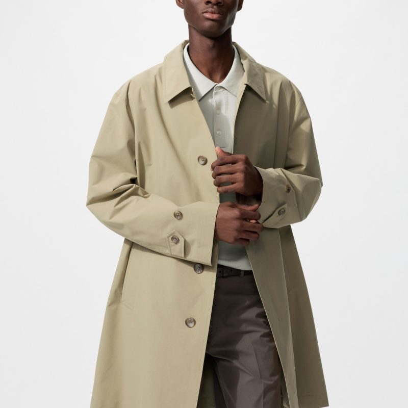 Однобортное пальто