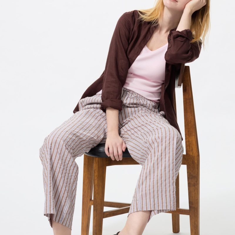 Брюки чинос (в полоску)