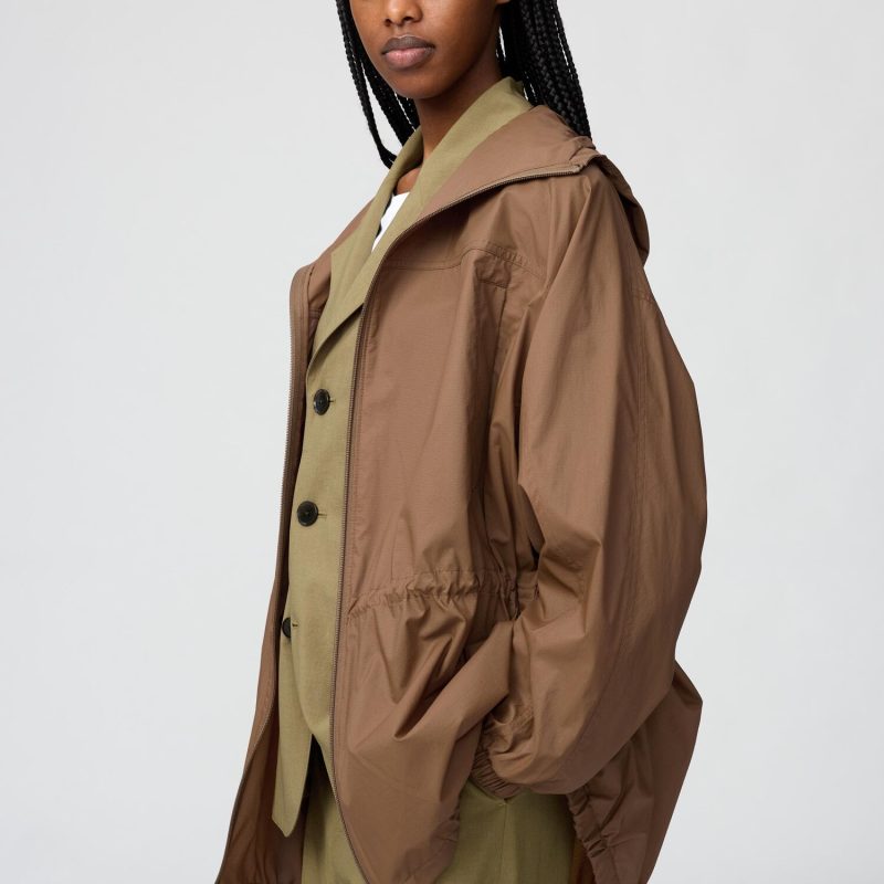 УФ-защита, пуховик шеро оверсайз