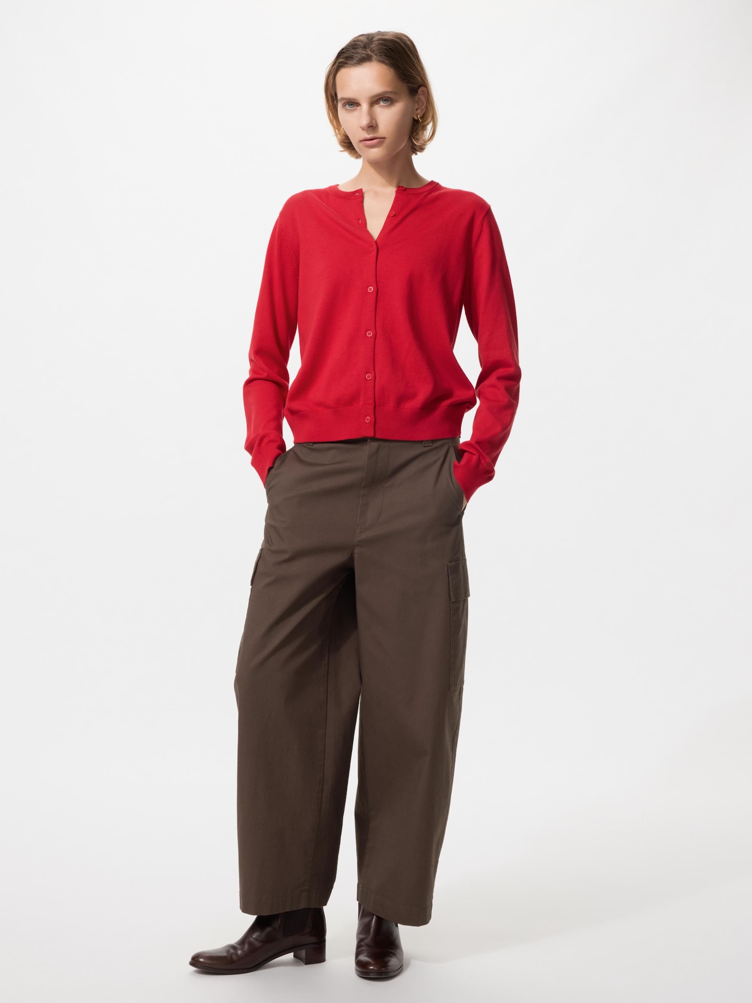 Брюки-карго с бочонками