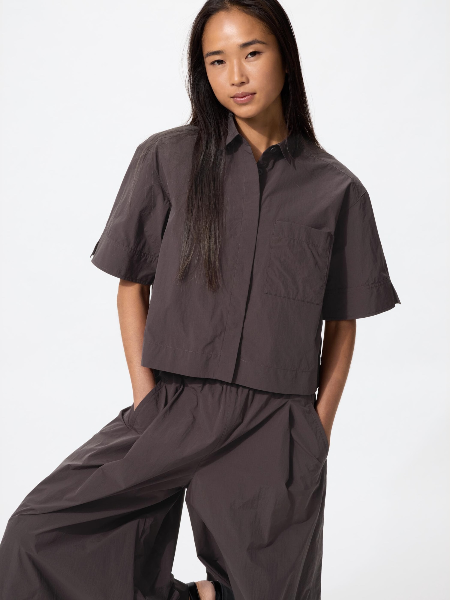 Нейлоновая рубашка-поло (с короткими рукавами)