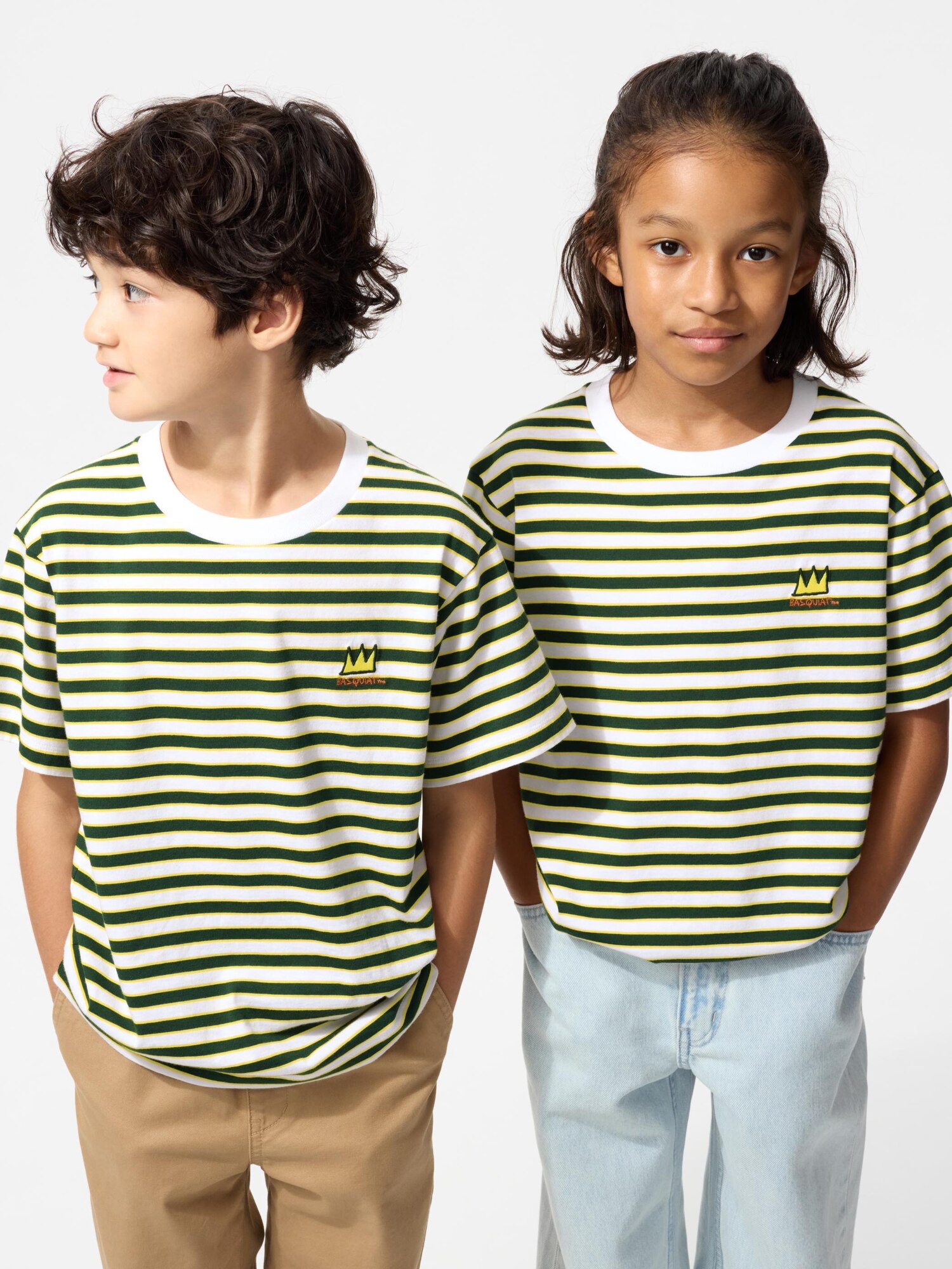 Детская футболка с графическим принтом NY POP ART, Basquiat A
