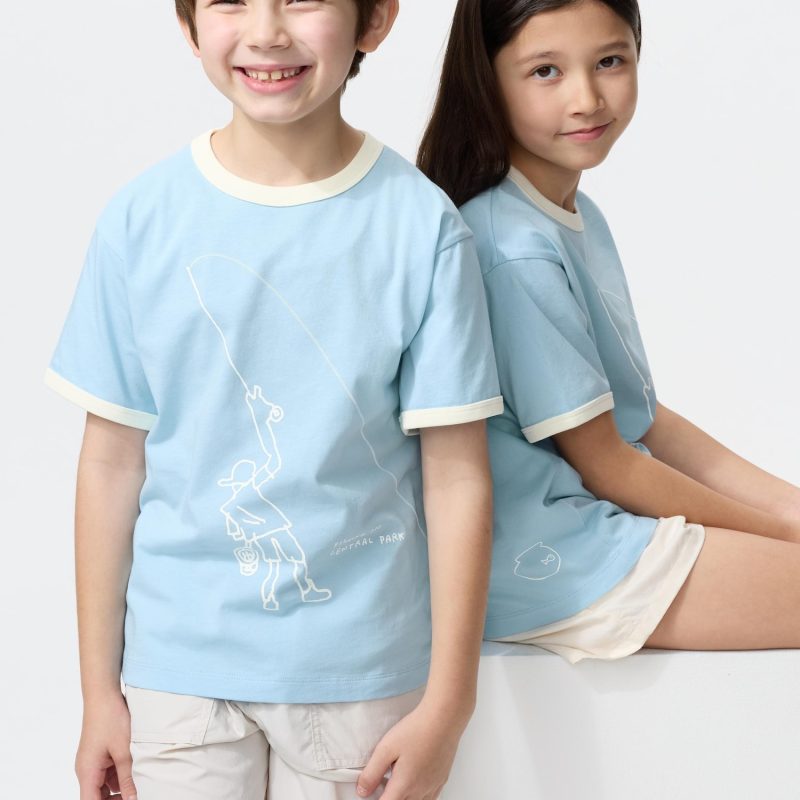 Детская футболка UT с графическим принтом Jason Polan (с коротким рукавом)