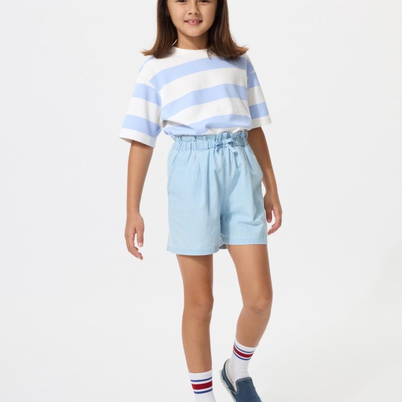 Шорты для девочки (шамбре)