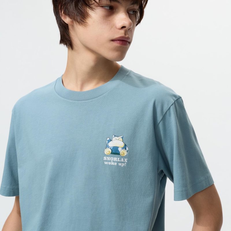 Футболка с принтом покемонов (с коротким рукавом) 1C