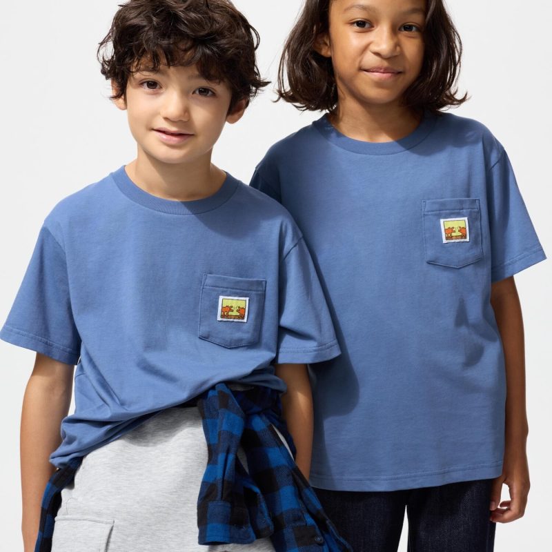 Детская футболка с графическим принтом Keith Haring, коллекция NY POP ART