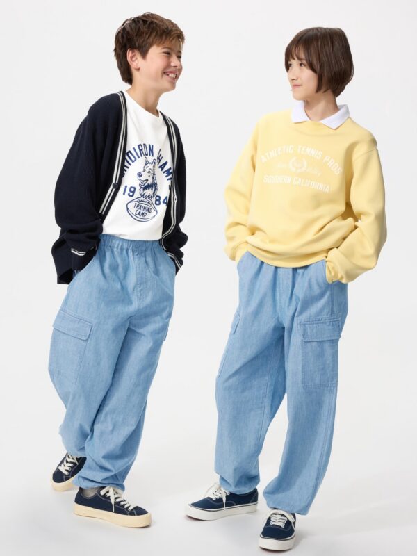 Детские карго-джоггеры (шамбре)