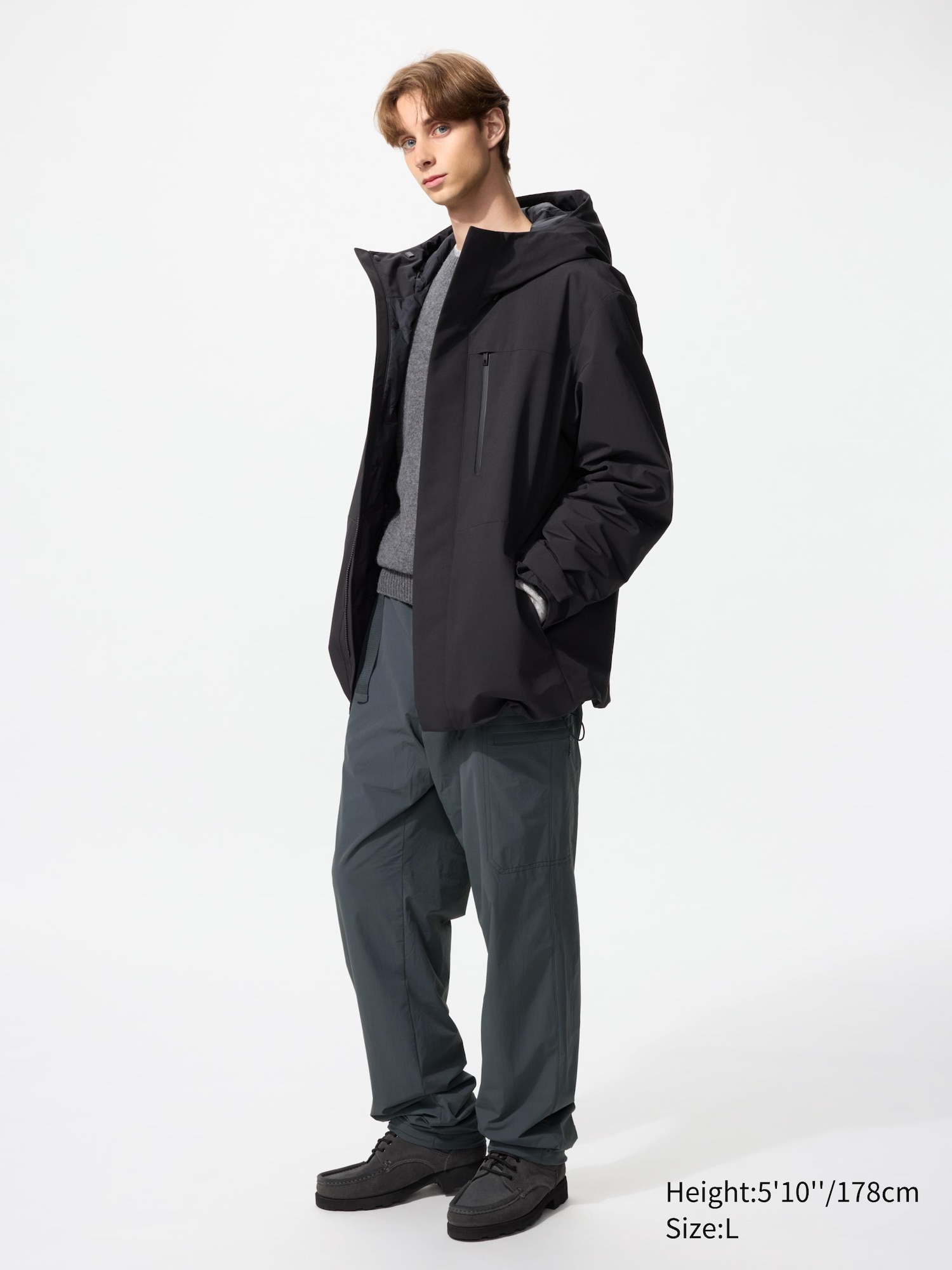 Теплые брюки на подкладке (удлиненные)