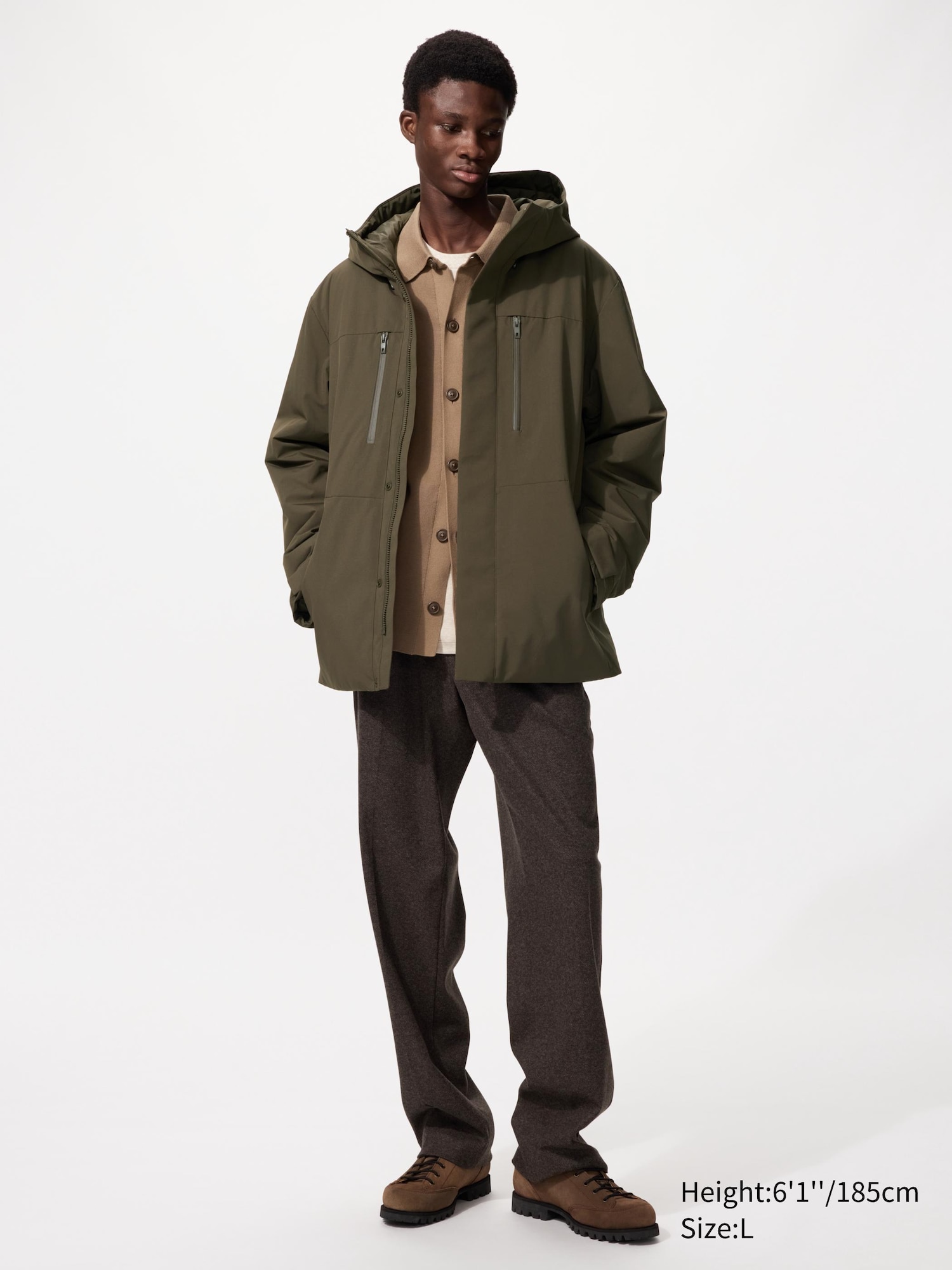 Гибридная парка из переработанного пуха