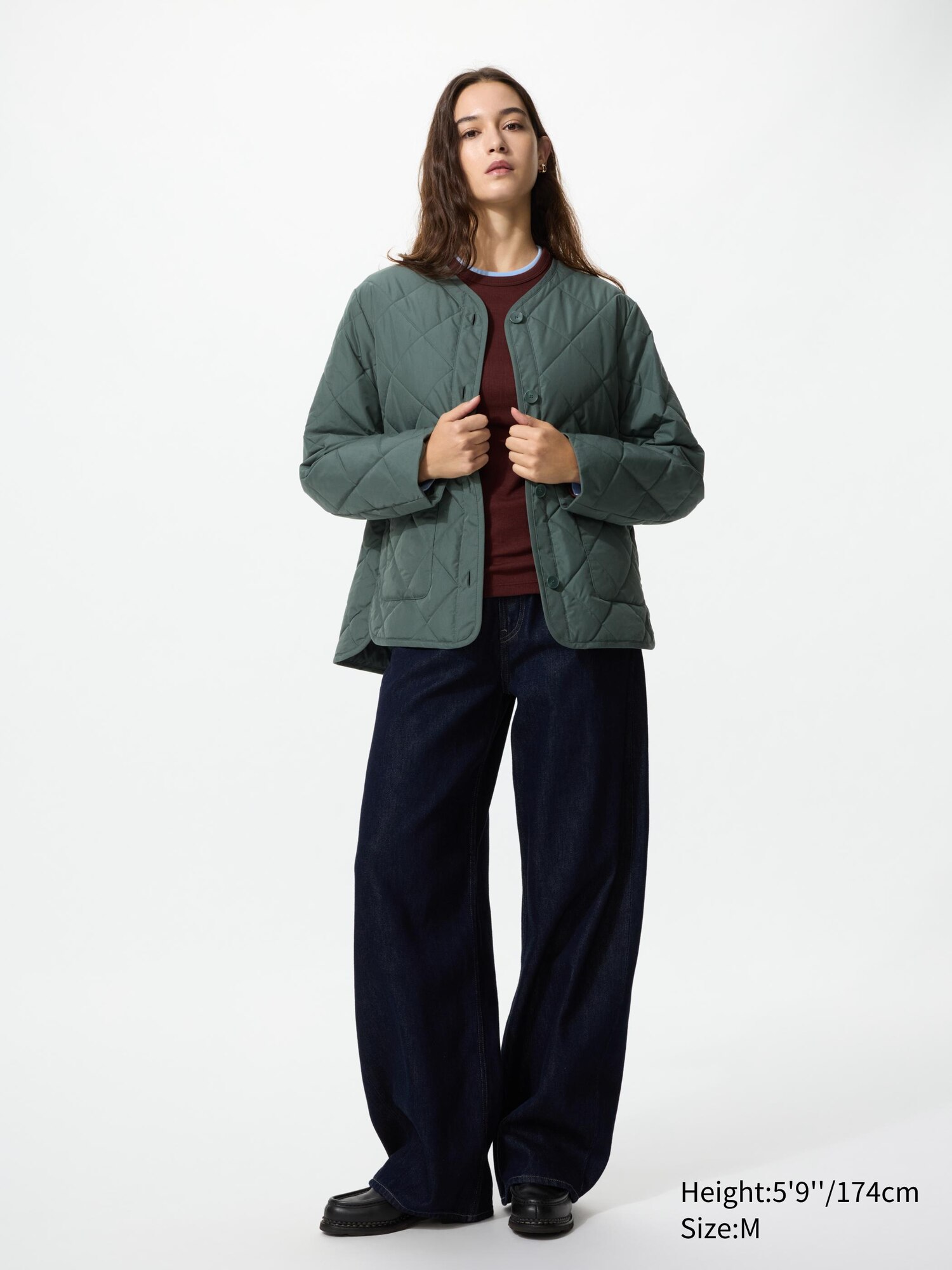 Куртка без воротника из технологии PUFFERTECH