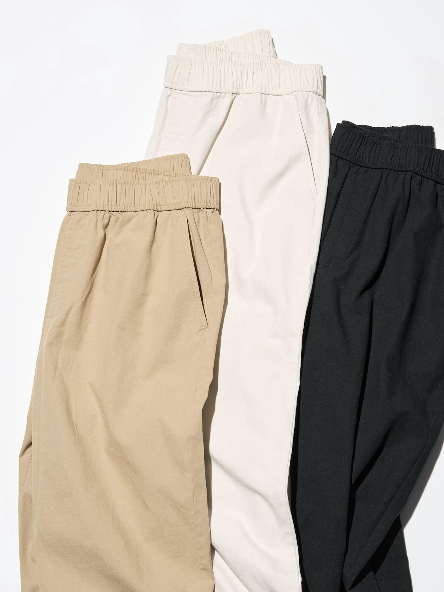 Хлопковые укороченные брюки свободного кроя (длина штанин 61~63 см)